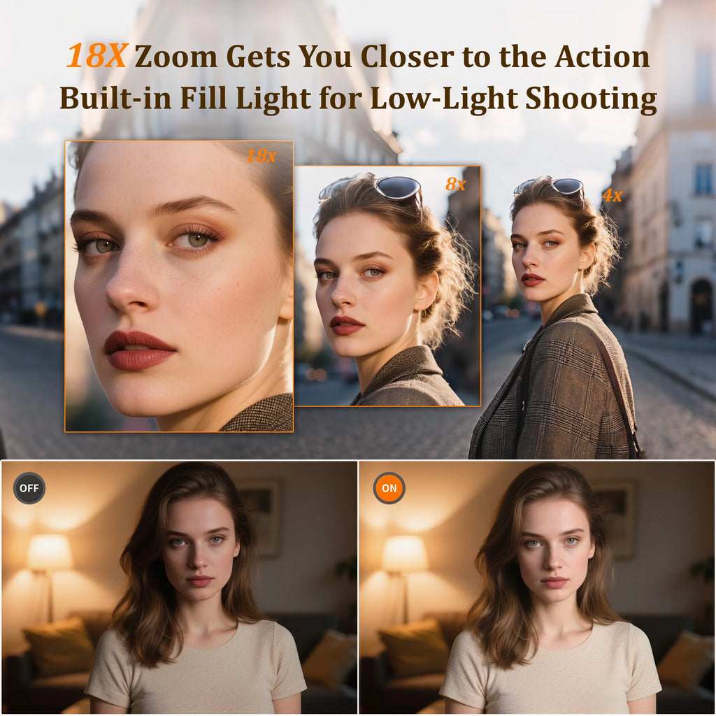 Cámara Digital 4K 56MP Para Fotografía Para Youtube Con Tarjeta SD De 32GB