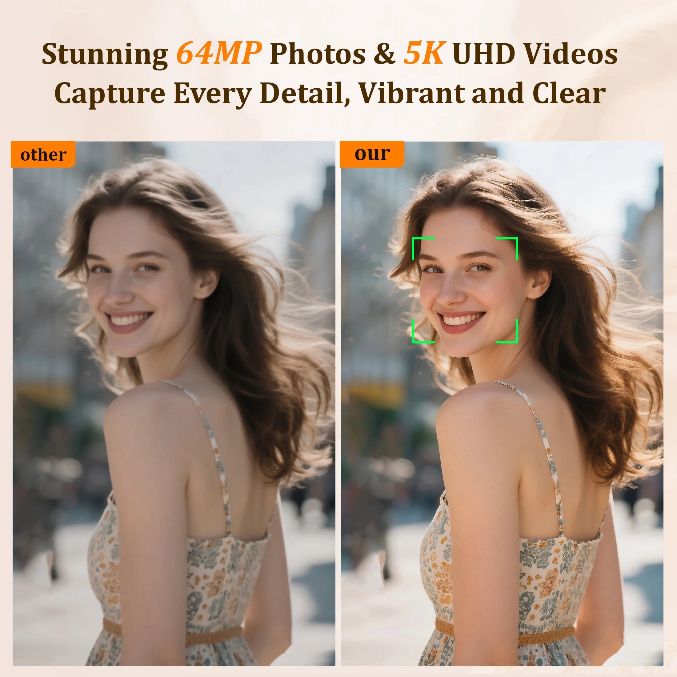 Cámara Digital 4K 56MP Para Fotografía Para Youtube Con Tarjeta SD De 32GB